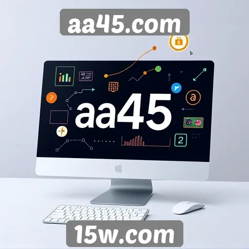 Recursos inovadores no design do aa45.com